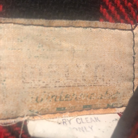 Vintage Melton Wintermaster Buffalo Plaid Wool Button-up Shirt - Picture 3 of 12